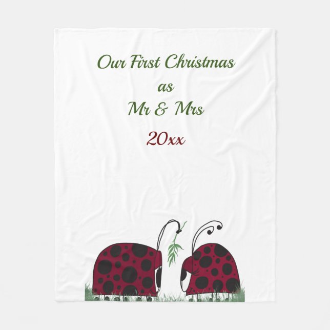 Couverture Polaire Obugs Et Mistletos Cutes (Devant)