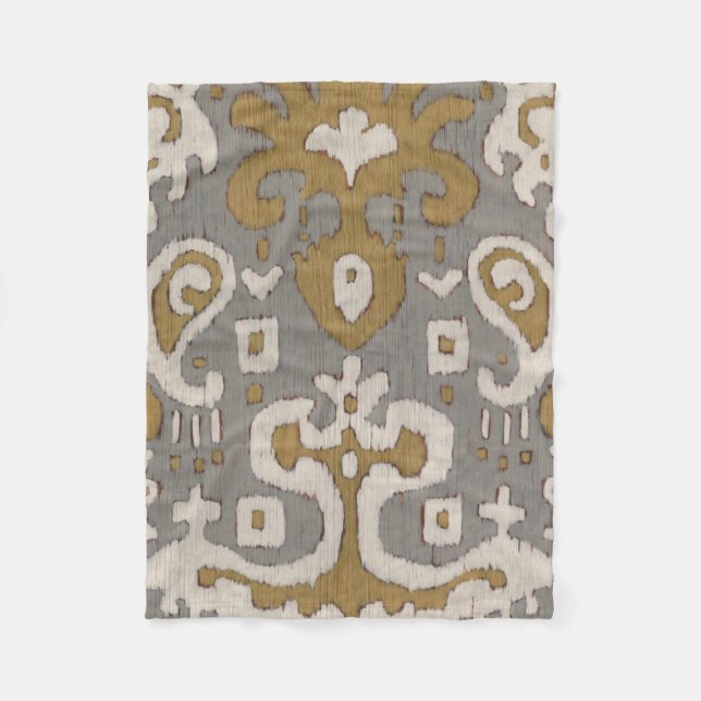 Couverture Polaire Ochre Ikat I (Devant)