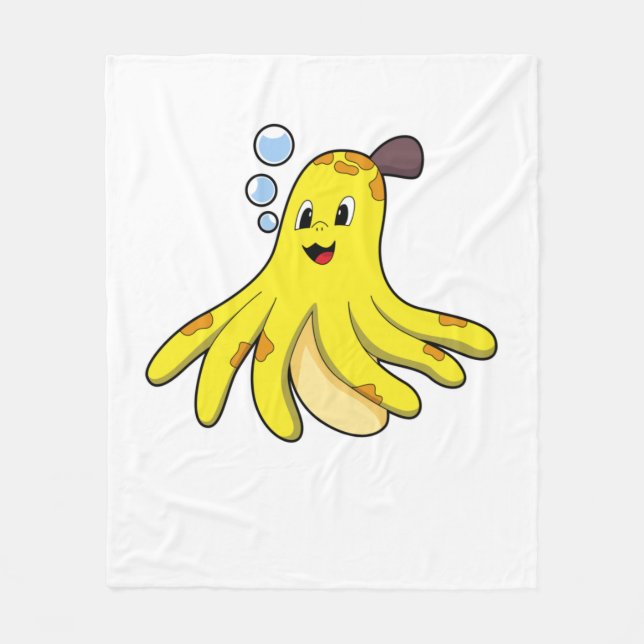Couverture Polaire Octopus (Devant)