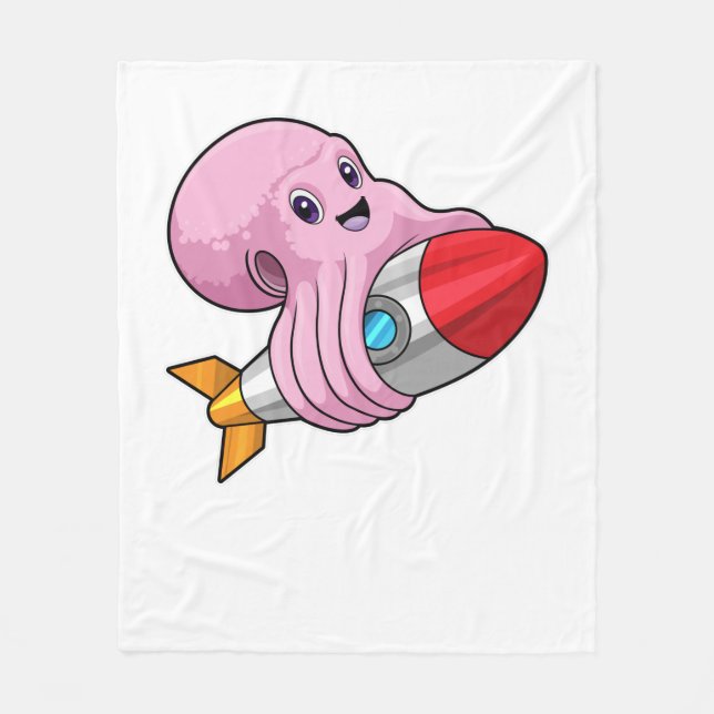 Couverture Polaire Octopus avec Rocket (Devant)
