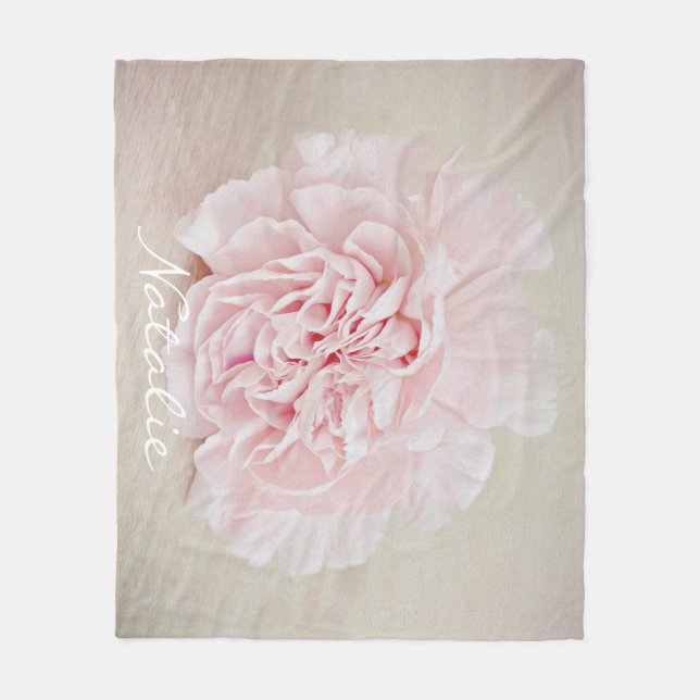 Couverture Polaire Oeillet assez rose par JoMazArt (Devant)