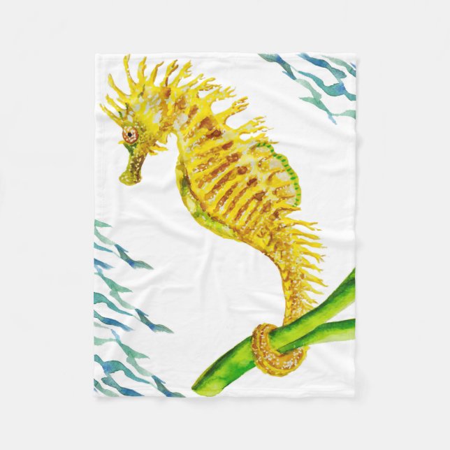 Couverture Polaire OEuvre d'art de Seahorse (Devant)
