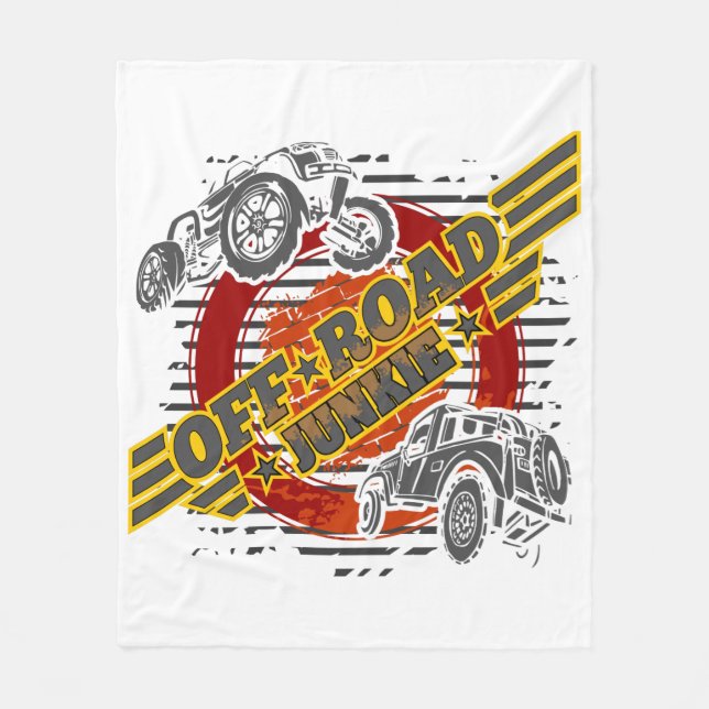 Couverture Polaire Off Road Junkie 4x4 (Devant)
