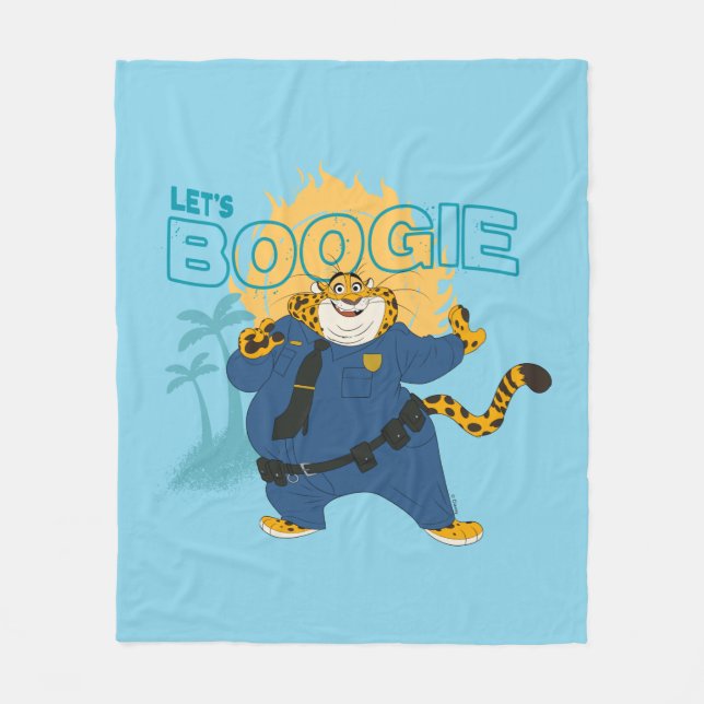 Couverture Polaire Officer Clawhauser - Let's Boogie (Devant)