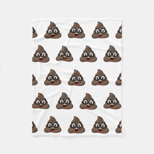 Couverture Polaire Oh dunette Emoji w/Glasses (Devant)
