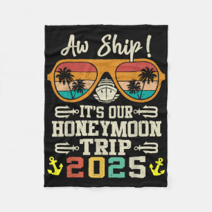 Couverture Polaire Oh merde c'est notre voyage de noces 2025 ensemble