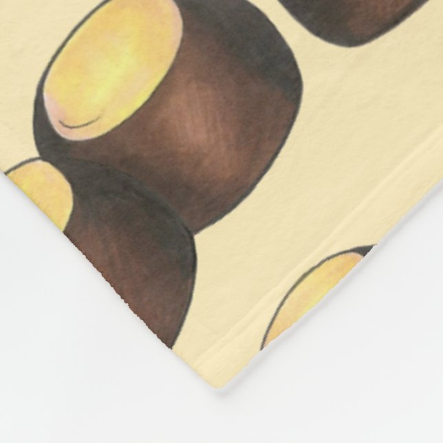 Couverture Polaire Ohio OH Beurre d'arachide Buckeye Buck Eye Nut Can (Coin)