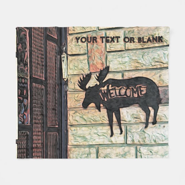 Couverture Polaire Oie mystique (Devant (Horizontal))