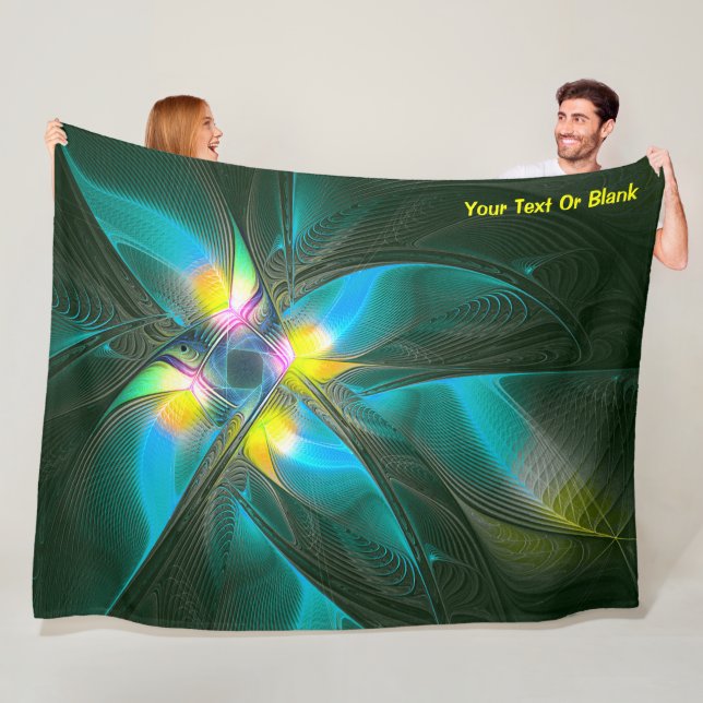 Couverture Polaire Oiseau du Paradis (En situation)