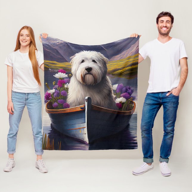Couverture Polaire Old English Sheepdog sur Paddle : Une aventure Pit (En situation)