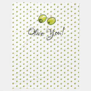 Couverture Polaire Olive