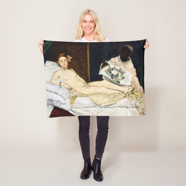 Couverture Polaire Olympia, Edouard Manet, 1863 (En situation)