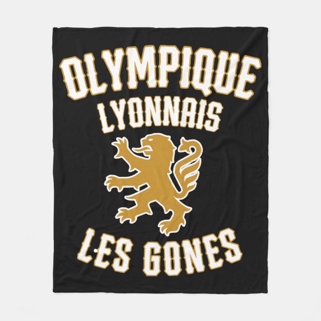 Couverture Polaire Olympique Lyonnais Les Gones (Devant)