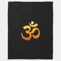 Om Mantra Gold Méditation Soleil Yoga Jaune Orange