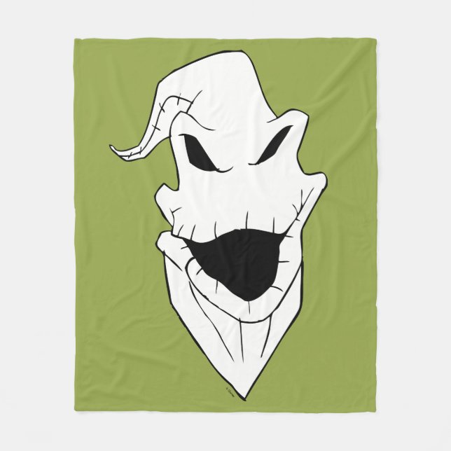 Couverture Polaire Oogie Boogie| Visage de grillage (Devant)