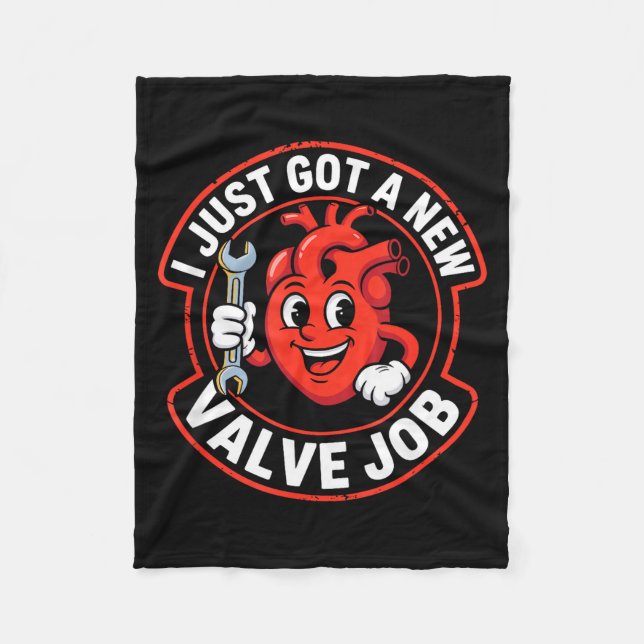 Couverture Polaire Open Heart Surgery Recovery Funny  (Devant)