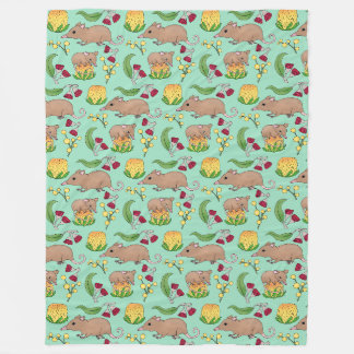 Couverture Polaire Opossum miel