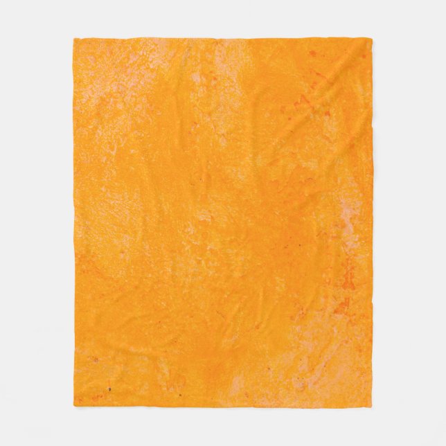 Couverture Polaire Orange cement surface,  abstract pattern backgroun (Devant)