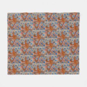 Couverture Polaire Orange Gecko