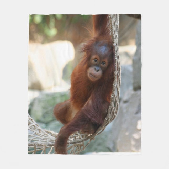 Couverture Polaire OrangUtan 001 (Devant)