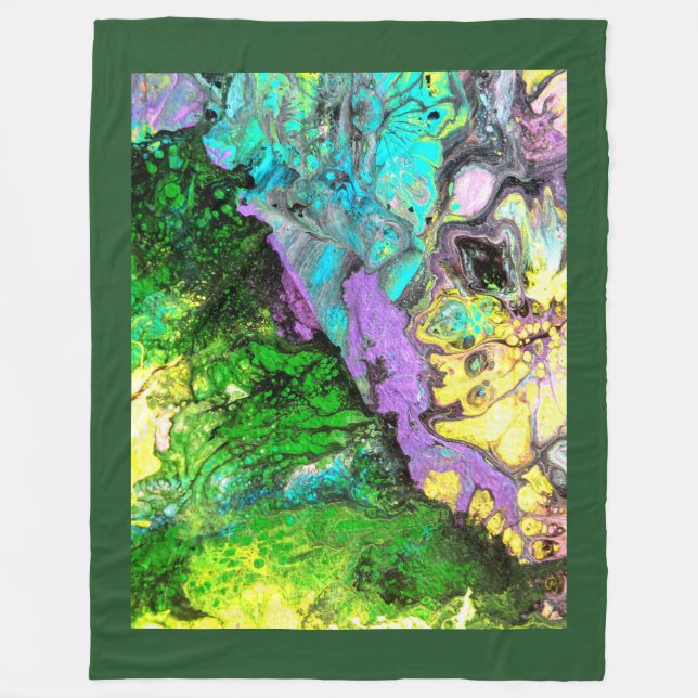 Couverture Polaire Orchid in blooms #3 (Devant)