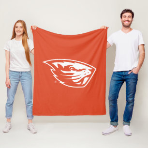 Couverture Polaire Oregon State Beavers   Tête de castor