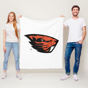 Couverture Polaire Oregon State Beavers   Tête de castor