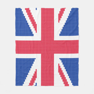 Couverture Polaire Original cross-stitch design Union Jack