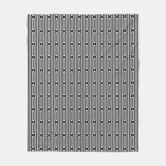 Couverture Polaire Origine ethnique abstraite (Devant)
