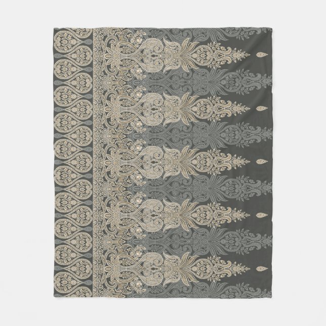 Couverture Polaire Ornamental Traditional Paisley design  (Devant)