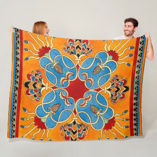 Couverture Polaire Ornement assyrien vintage
