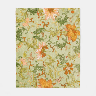 Couverture Polaire Ornement Chinois Vintage Fleurs Jones