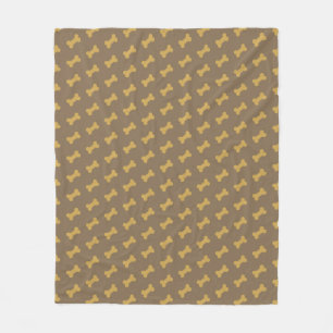 Couverture Polaire os pour la texture de chien