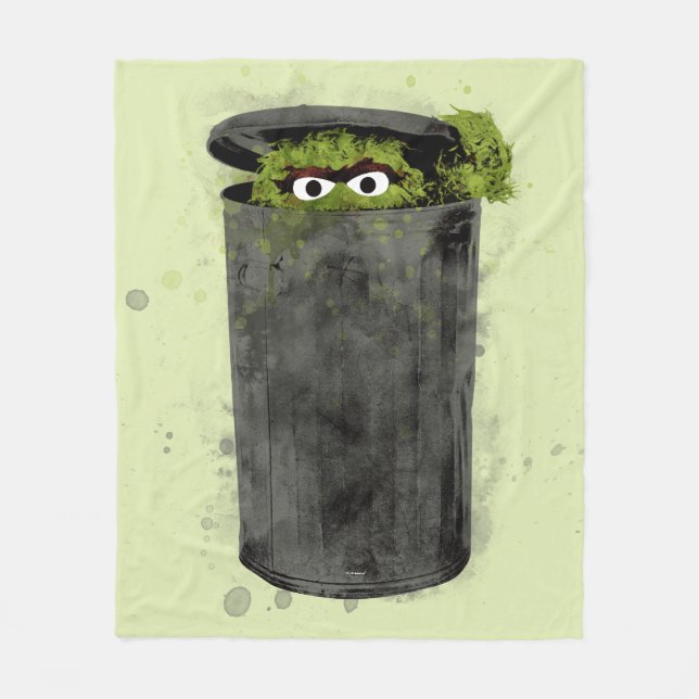 Couverture Polaire Oscar le Groupement | Tendance de l'aquarelle (Devant)