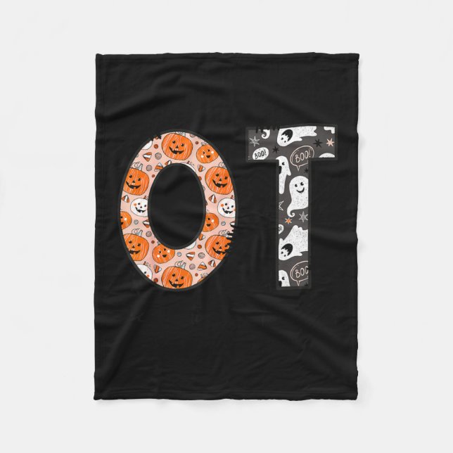 Couverture Polaire Ot Occupational Therapy Therast Halloween Ota Soky (Devant)