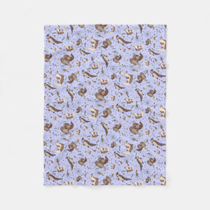 Couverture Polaire Otter en violet