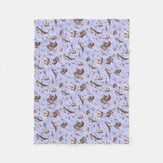 Couverture Polaire Otter en violet