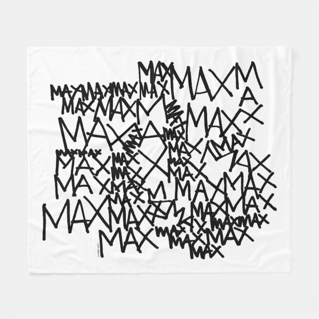 Couverture Polaire Où sont les choses sauvages | Max répété (Devant (Horizontal))