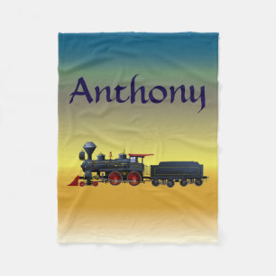 Couverture Polaire Ouatine réglée du train nommé fait sur commande du