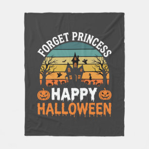 Couverture Polaire Oubliez Princesse Joyeux Halloween Maison Hantée D