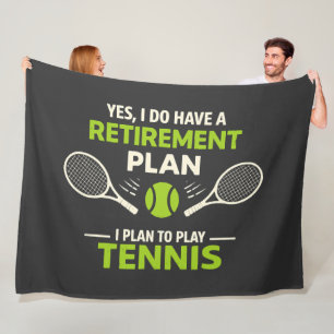 Couverture Polaire Oui, j'ai un plan de retraite Tennis