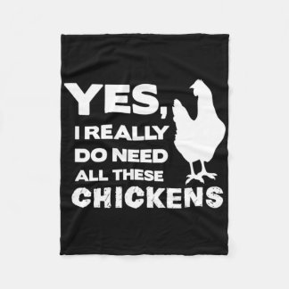 Couverture Polaire Oui, j'ai vraiment besoin de tous ces poulets drôl