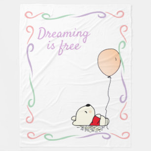 Couverture Polaire Ours de rêve libre avec ballons