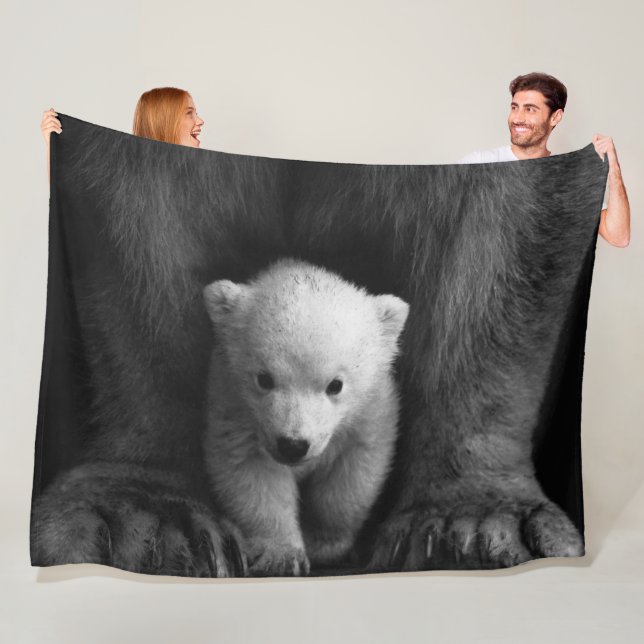 COUVERTURE POLAIRE OURS POLAIRE (En situation)