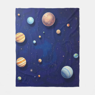 Couverture Polaire Out of This World Plush Fleece Throw Blanket