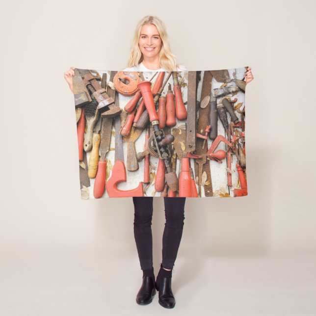 Couverture Polaire Outils Outil Russe antique Red Man (En situation)