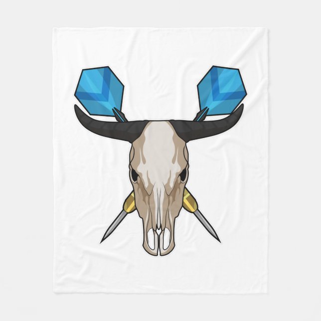 Couverture Polaire Ox aux fléchettes avec fléchette (Devant)