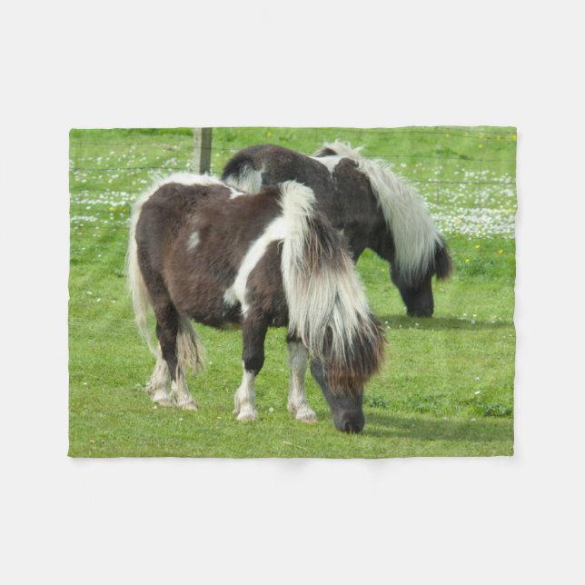 Couverture Polaire Paint Ponts Purebred Shetland (Devant (Horizontal))