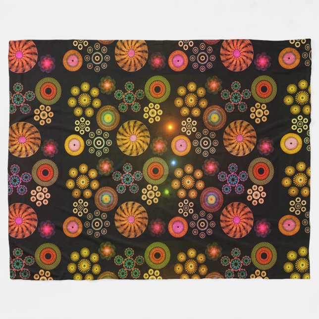 Couverture Polaire Paisley 5 (Devant (Horizontal))