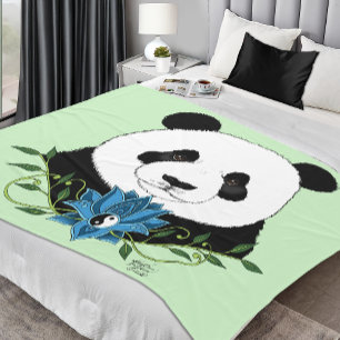 Couverture Polaire Panda Bear Lotus